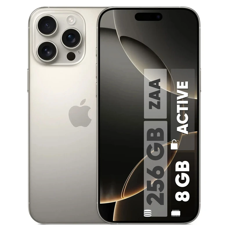 apple 16 pro max گوشی موبایل اپل مدل iPhone 16 Pro Max ZAA دو سیم کارت ظرفیت 256 گیگابایت و رم 8 گیگابایت -اکتیو - تصویر 1